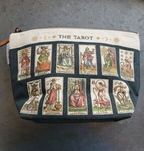 Tarot Themed Canvas Pouch New